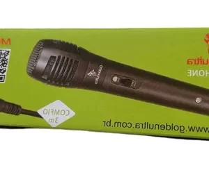 Microfone com fio Dinamico cabo 3m M002