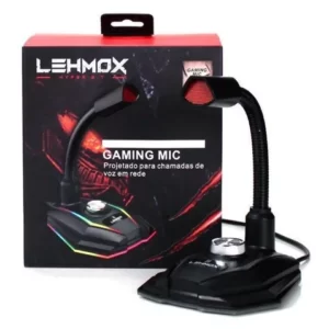 Microfone Gamer de Mesa RGB Hyper G.T. USB GT-GK3