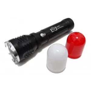 Lanterna Recarregável Tática  901Base Com Ima Police Led Super Potente