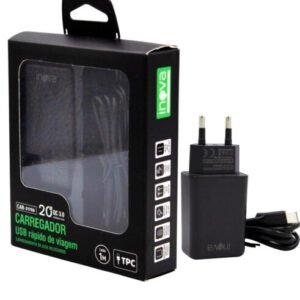 Carregador Turbo 20W Type-C INOVA  CAR2176D