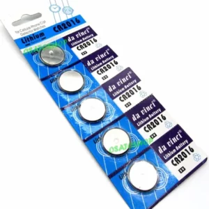 5 Pilhas Moeda Bateria Cr2016 3v Osato 01 Cartela Original
