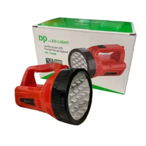 Lanterna LED Holofotes  Recarregável Potente Alto Alcance Bi-volt. DP 7049B 1800MAH