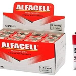 Bateria Alfacell 9v 6F22 1S  original