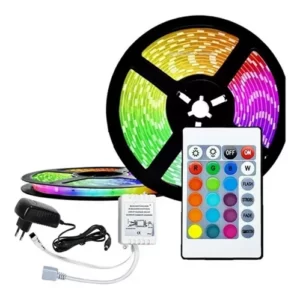 Fita Led Rgb 5050 Rolo 5m 300 Leds Prova D'água Ip65