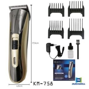 MAQUINA DE CORTAR CABELO KM-758 / 40PCS