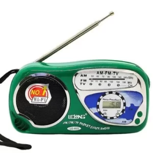 Rádio AM/FM Portátil com Relógio Digital AL-2019
