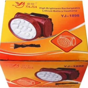 Lanterna De Cabeça 13 Leds Recarregável Yj-1898-acampamento