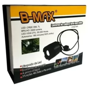 Lanterna De Cabeça E Farol Para Bike B-max Swat B-M809