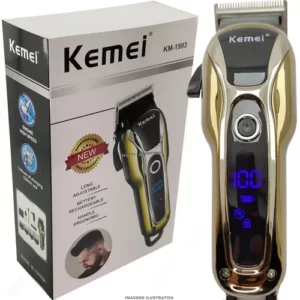 Maquina Kemei 1993 Turbo Cordless Original Bivolt