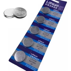 5 Baterias Pilhas Cr2025 - 01 Cartela Com 5 Unidades