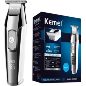 Máquina De Acabamento Com Lcd Display Digital Kemei Km-5027