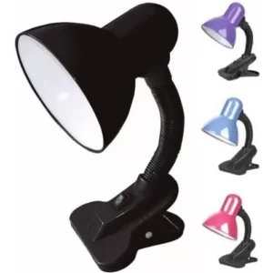 Luminária Mesa Metal Articulável Base Garra Metal Lk-777