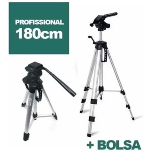 Tripé Telescópico Aluminio Profissional STC-360 1,80m + Bolsa
