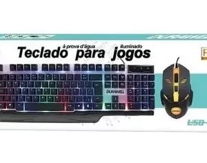 Teclado Com Mouse Gamer Iluminado Dw-550 Prova D'àgua