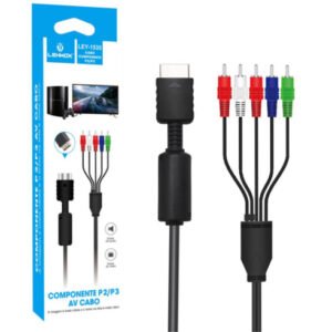Cabo Vídeo Componente AV Compatível com PS2 e PS3 1.8 Metros - LEY-1535