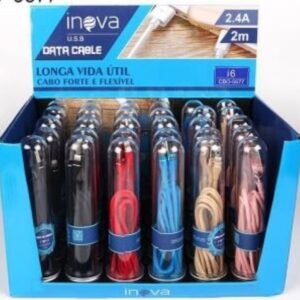 Caixa com 30 Cabos Flexíveis Inova 3.1 iphone 2m