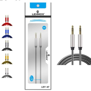 CABO  AUXILIAR LEY-47 P2-P2  - 1,5 metro de comprimento - Conector P2