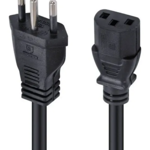 CABO DE FORÇA LE-24  - Corrente: 16 A. - Tensão: até 250v - 1,5 Mt. de comprimento