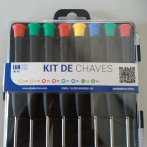 KIT DE CHAVES COM 8 PEÇAS LUATEK LWJ-102