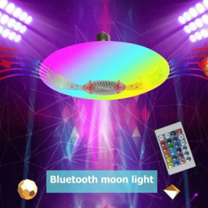 Lâmpada Rgb Sonhador Colorido Musical Lotus  LT-CT023