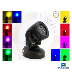 Canhão Luz Mini Moving Head 3 Leds RGBW HL-081