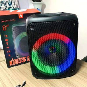 Caixa De Som Bluetooth Potente Luz Led KTS-1273