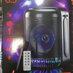 Caixa de Som Bluetooth Kts 1278 de 6.5 Polegadas Com Microfone Muito Potente 20W