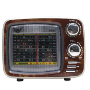 Radio Retro Vintage Fm Am Sd Aux Bluetooth Usb AD-078