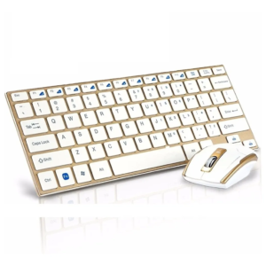 Teclado Mouse Sem Fio Hk-3910 Wifi 2.4 Ghz Slim iPad Tablet